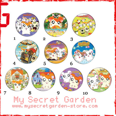 Hamtaro とっとこハム太郎 Anime Pinback Button Badge Set ( or Hair Ties / 4.4 cm Badge / Magnet / Keychain Set )